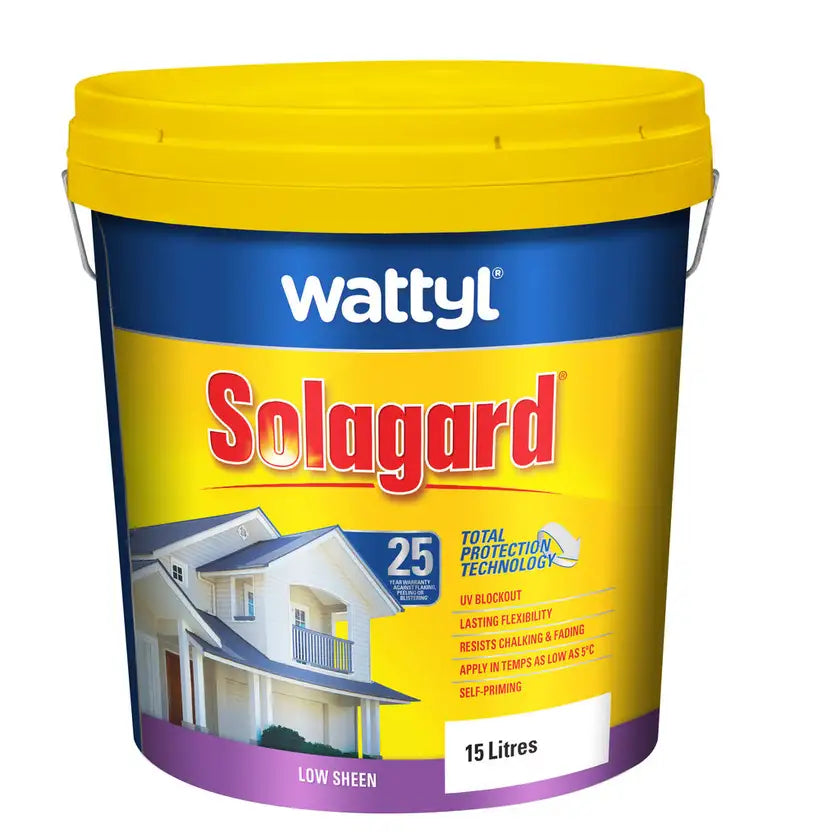 Wattyl Solagard Exterior Low Sheen WHITE